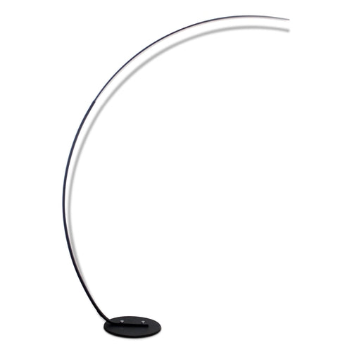 RGBW Curve LED Floor Lamp with Remote Control, 21 W