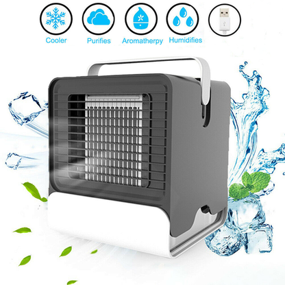 Miniklimator USB 4 w 1 ze zbiornikiem 150 ml